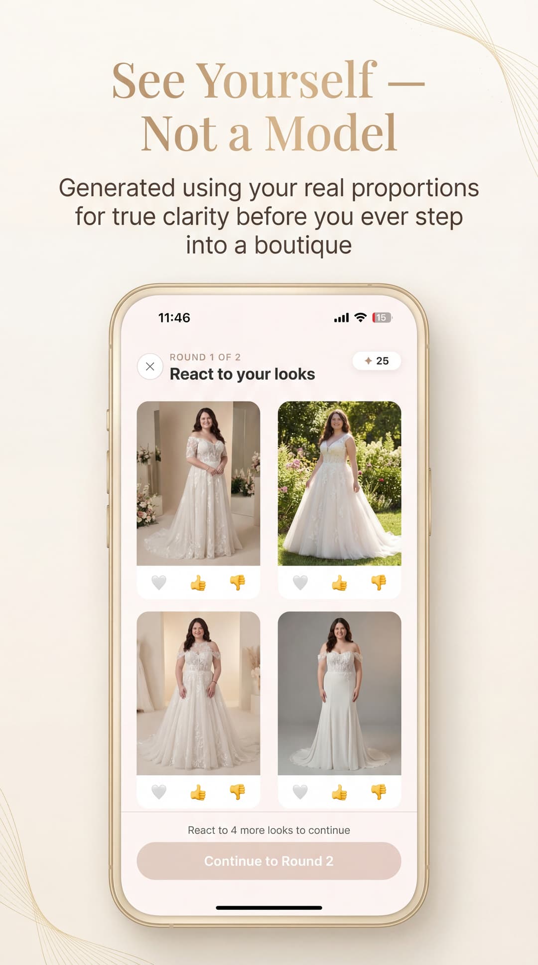 Bride View — react to looks